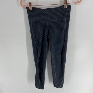 Vineyard Vines Whale Tail patterned Gray athletic workout Leggings womens xs